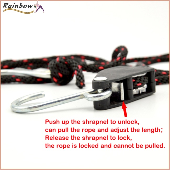 [COD] Ròng Rọc Tải Trọng Nhanh Chóng Cho Thuyền Kayak Ca Nô Và Dây Thừng Khóa Cà Vạt Có Thể Điều Chỉnh