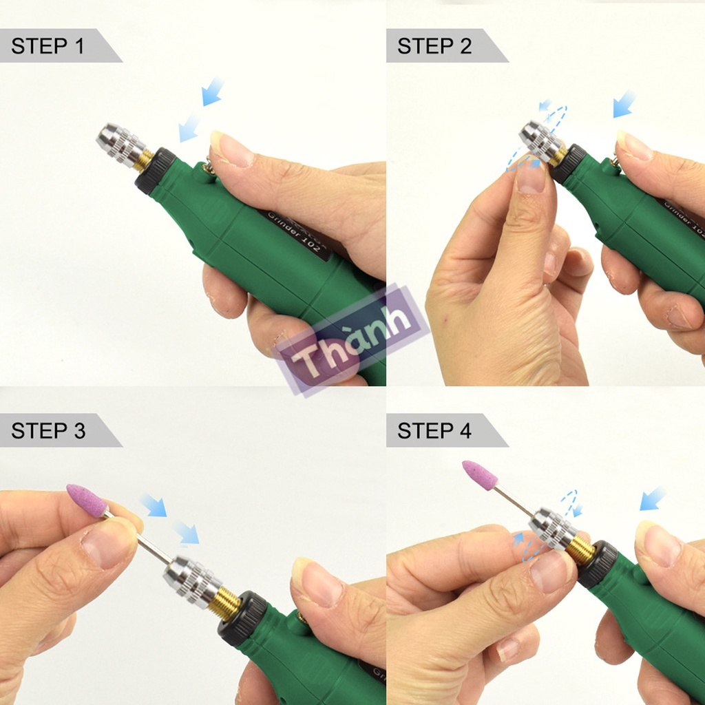 Hàng giao ngay máy khoan mini máy mài điện mini bộ máy mài mini công cụ đánh bóng phay đa chức năng công