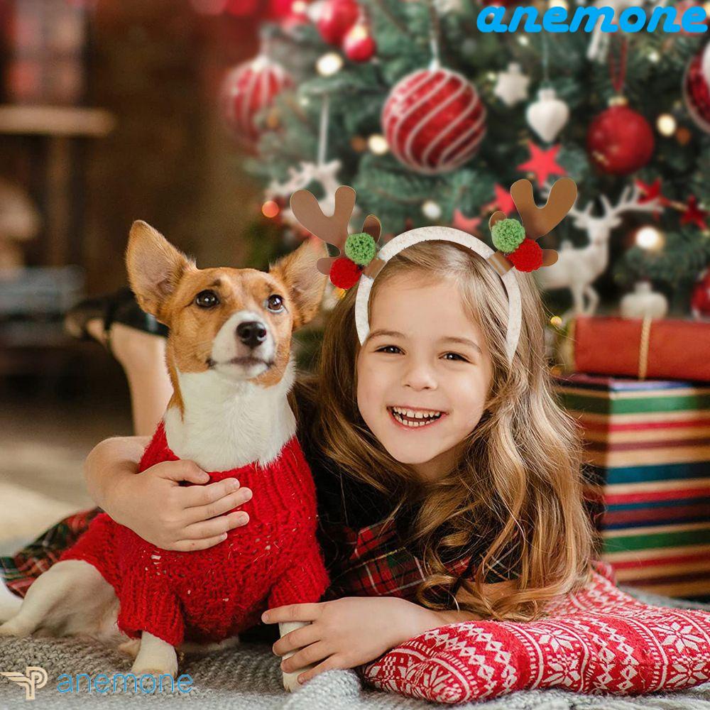 ANEMONE Băng Đô Cài Tóc Phong Cách Giáng Sinh Cho Nữ