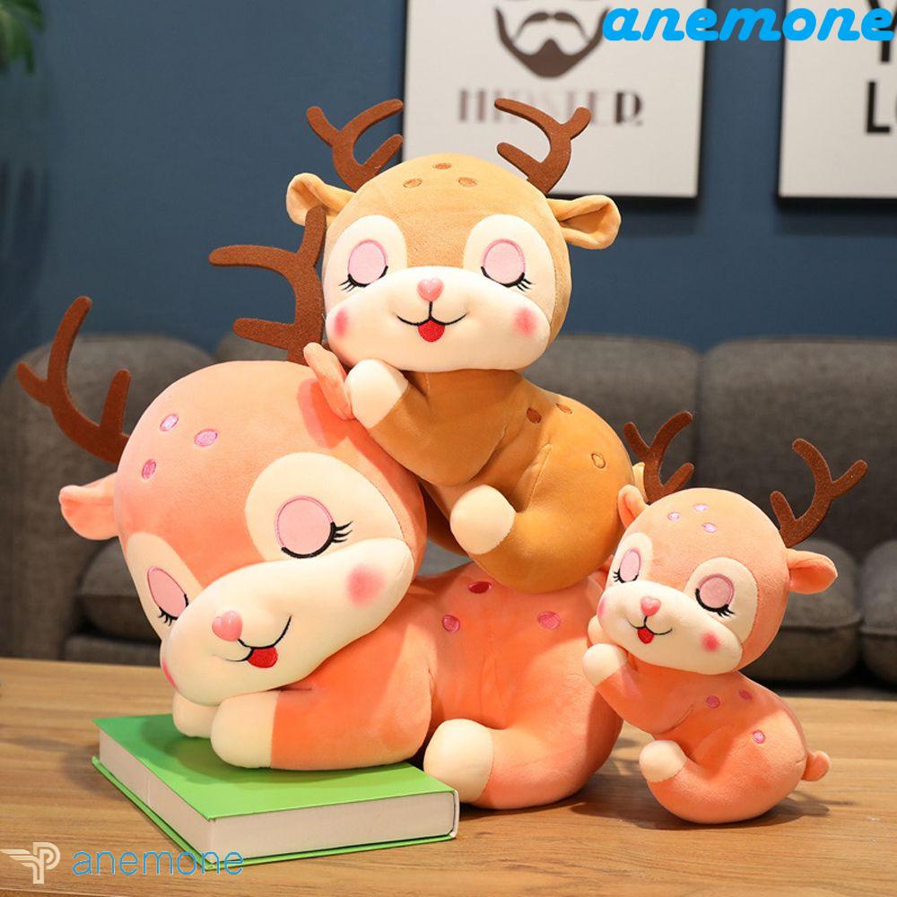 ANEMONE Đồ chơi nhồi bông Hình Động Vật Hoạt Hình Đáng Yêu Trang Trí Phòng Bé