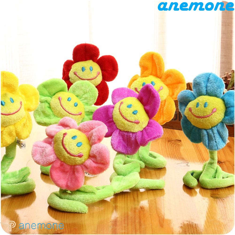 ANEMONE Cành Hoa Hướng Dương Mặt Cười Nhồi Bông Đồ Chơi Cho Bé