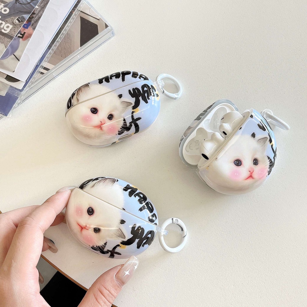 Vỏ Bảo Vệ Hộp Sạc Tai Nghe HUAWEI Freebuds 3 / 4 / 5 HUAWEI Freebuds Pro Pro2 Màu Kẹo Họa Tiết Hoạt Hình Dễ Thương
