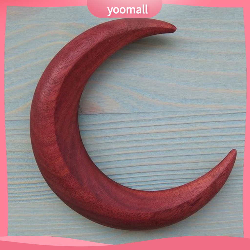 Trâm Cài Tóc Bằng Gỗ Hình Bán Nguyệt / Mặt Trăng Phong Cách Cổ Điển Thanh Lịch Dành Cho Nữ