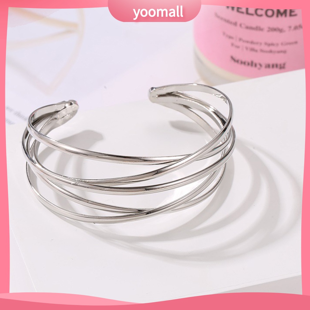 Vòng Tay Nhiều Lớp Dạng Hở Hình Thánh Giá Thời Trang Cho Nữ