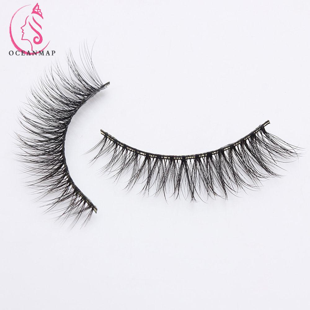 OCEANMAP Bộ 2 Cặp Lông Mi Giả Dài Và Dày
