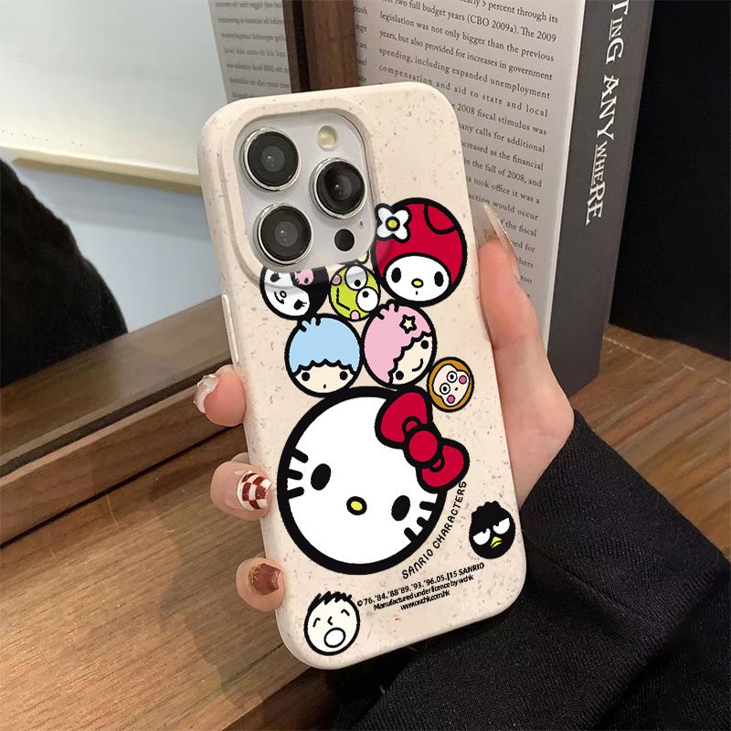 Ốp Điện Thoại Dẻo Họa Tiết Hoạt Hình Sanrio Dễ Thương Chống Sốc Cho iPhone1211 14pro7 max8plus 13 M6YP