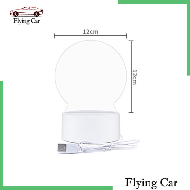 Bảng Viết Có Đèn LED Và Giá Đỡ Ghi Chú Bằng Acrylic Trong Suốt Tiện Dụng Cho Trường Học / Quán Bar