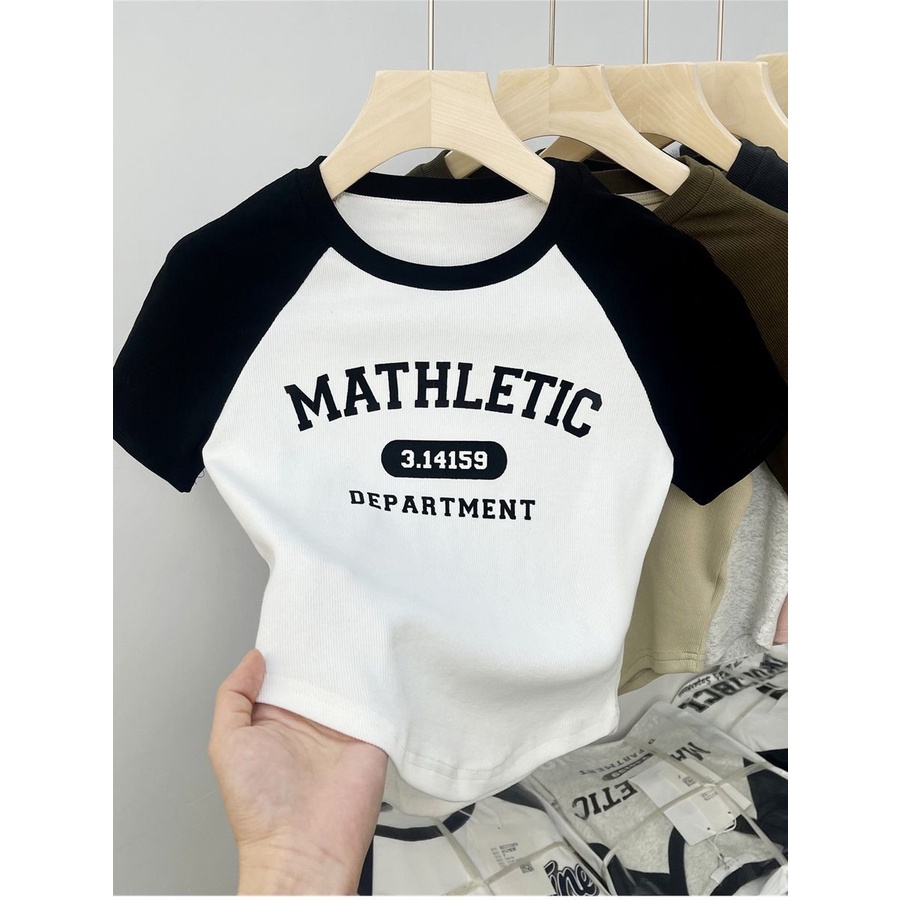 Áo Thun Tay Ngắn Màu Sắc Thời Trang Mùa Hè Cho Bé Gái