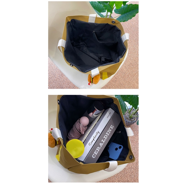 Túi Xách Canvas Cỡ Lớn Thời Trang Nữ Tính