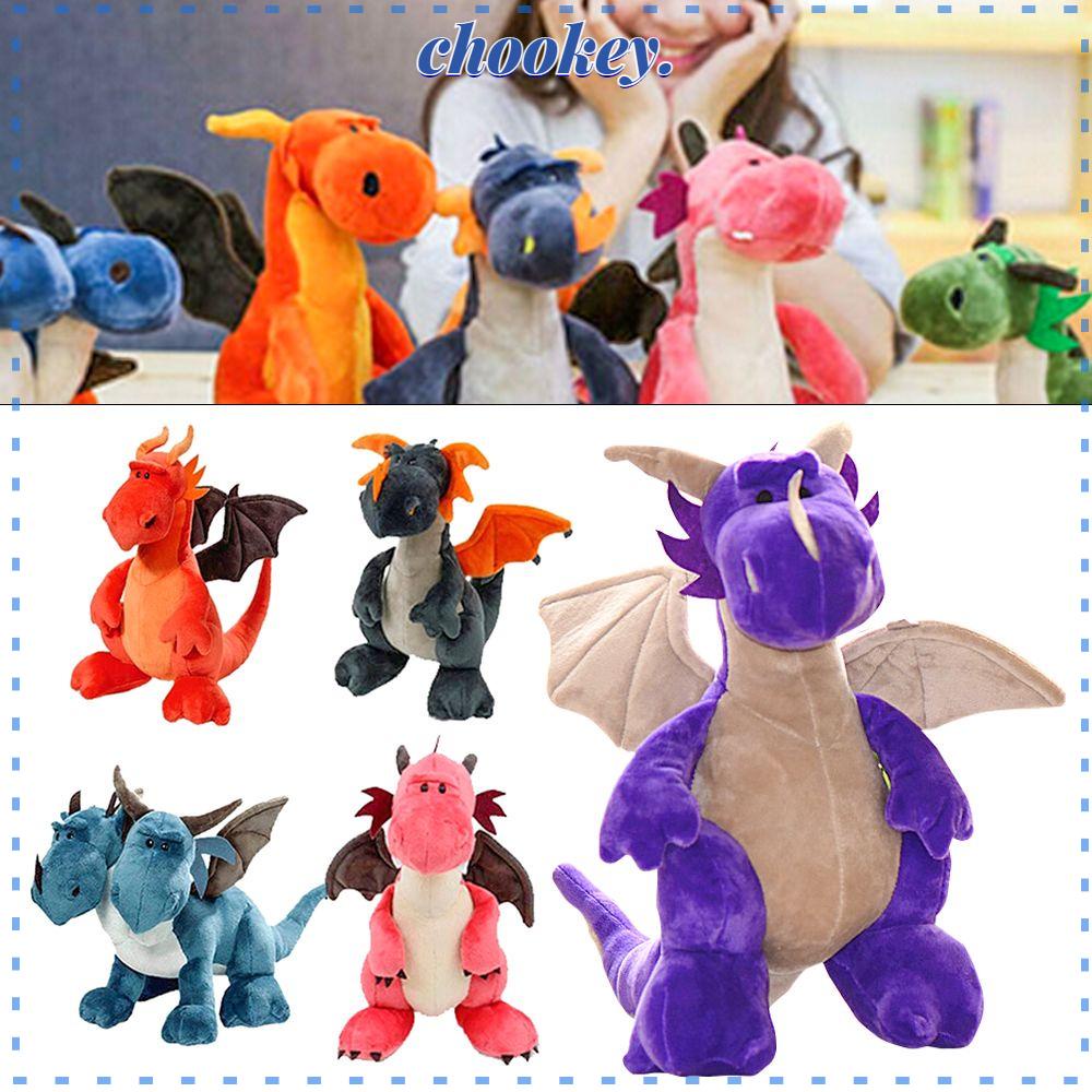 CHOOKEY Khủng Long Nhồi Bông Hai Đầu Mềm Mại Xinh Xắn