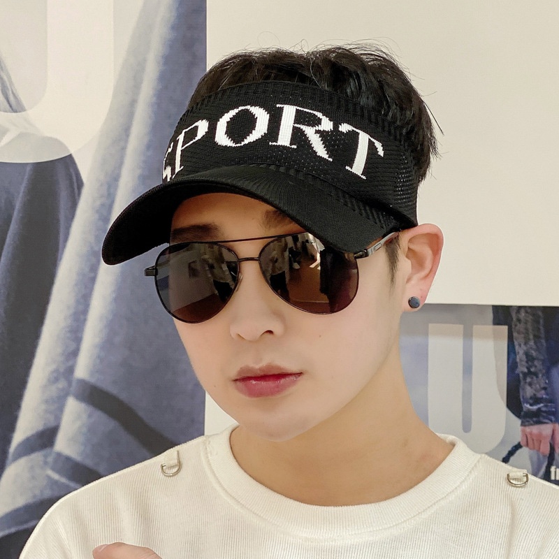 Mũ lưỡi chai nữ mũ nửa đầu thể thao Sport