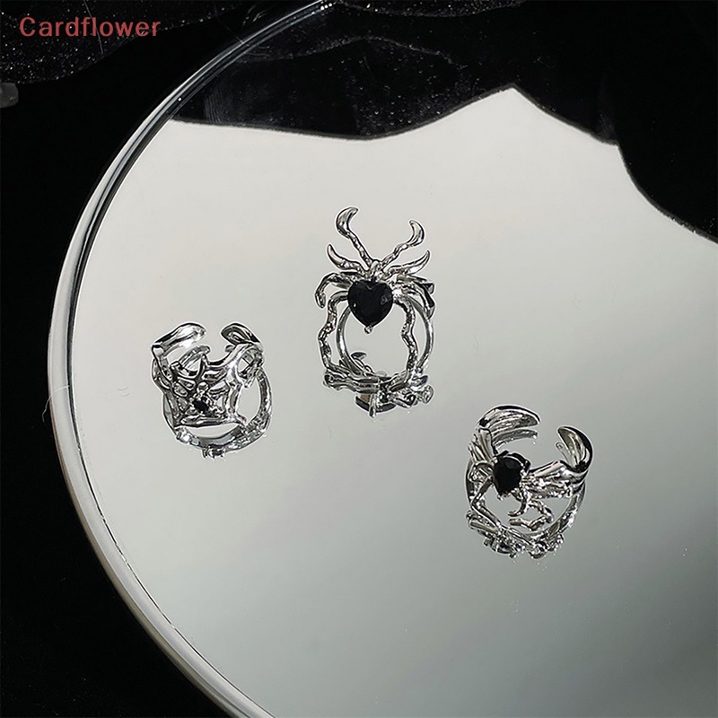 Nhẫn Hở Hình Mạng Nhện Đính Đá Thời Trang Cho Nữ