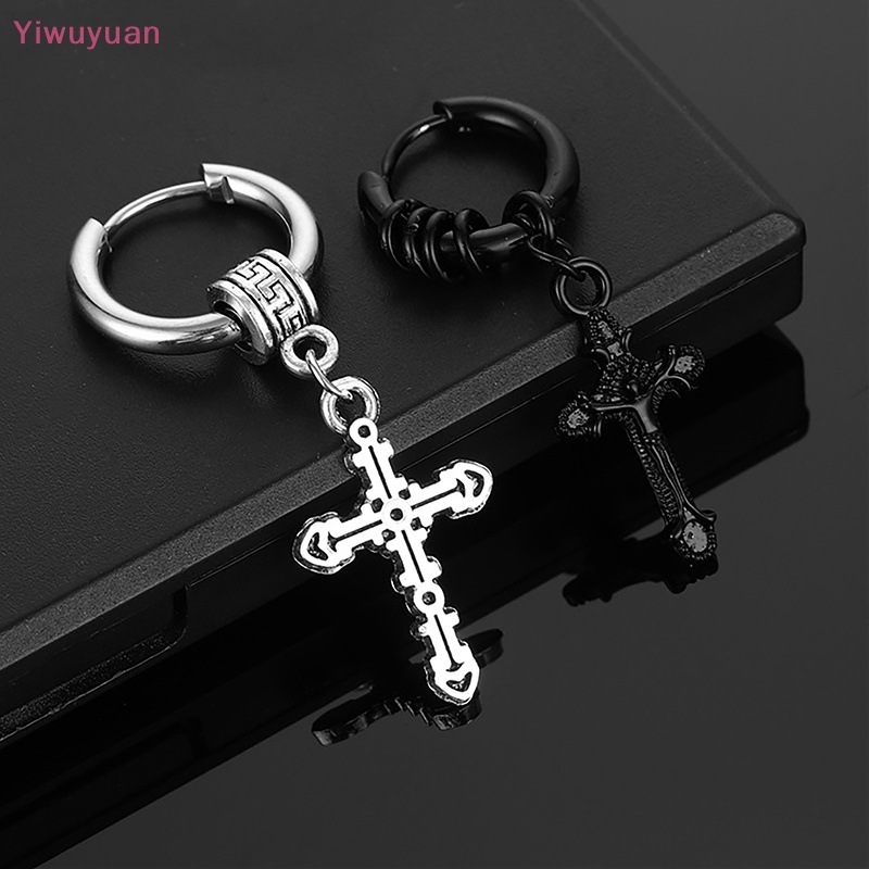 1 Khuyên Tai Tròn Bằng Thép Không Gỉ Thời Trang Mới