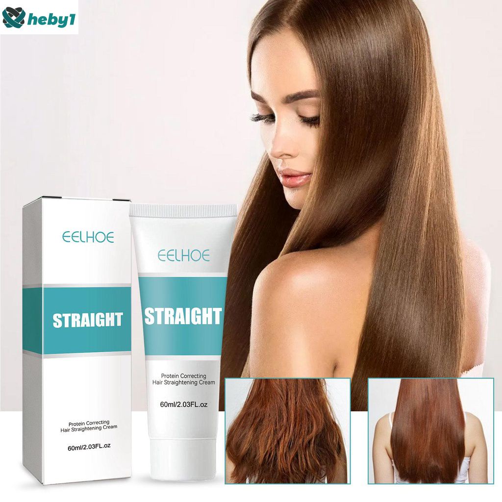 Kem dưỡng tóc thẳng Eelhoe Protein Correction Mặt nạ tóc mượt mà Chất làm mềm không gây hư hại Làm xoăn tự nhiên Sửa chữa tóc gia đình Kem làm mềm tóc thẳng Kẹp làm mềm tóc miễn phí heby1