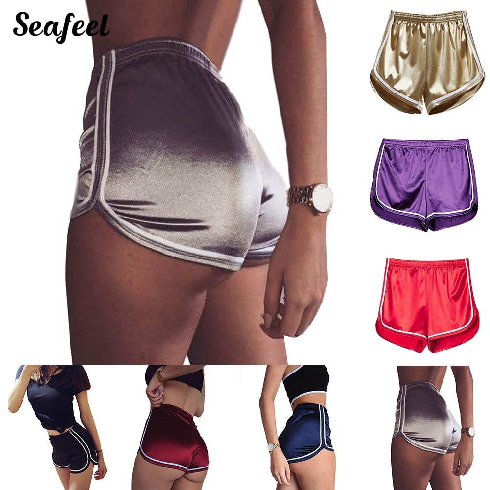 Quần Dài Thể Thao Kẻ Sọc Lưng Thun Co Giãn Tốt Thời Trang Mùa Hè Cho Nữ