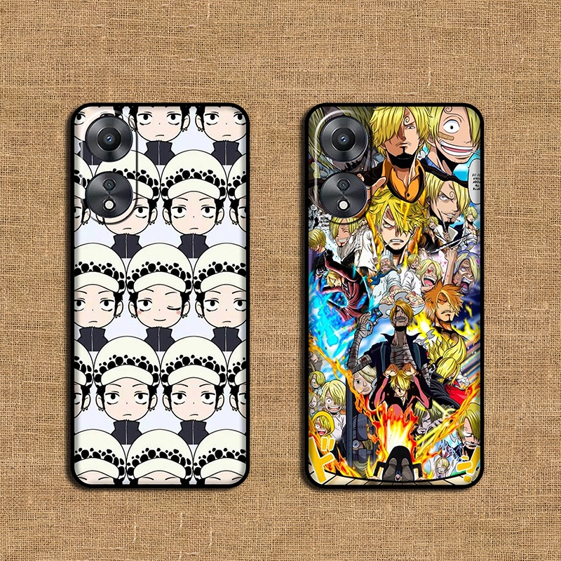 Ốp Điện Thoại silicone Mềm Họa Tiết one piece Cho OPPO A78 A58X A58