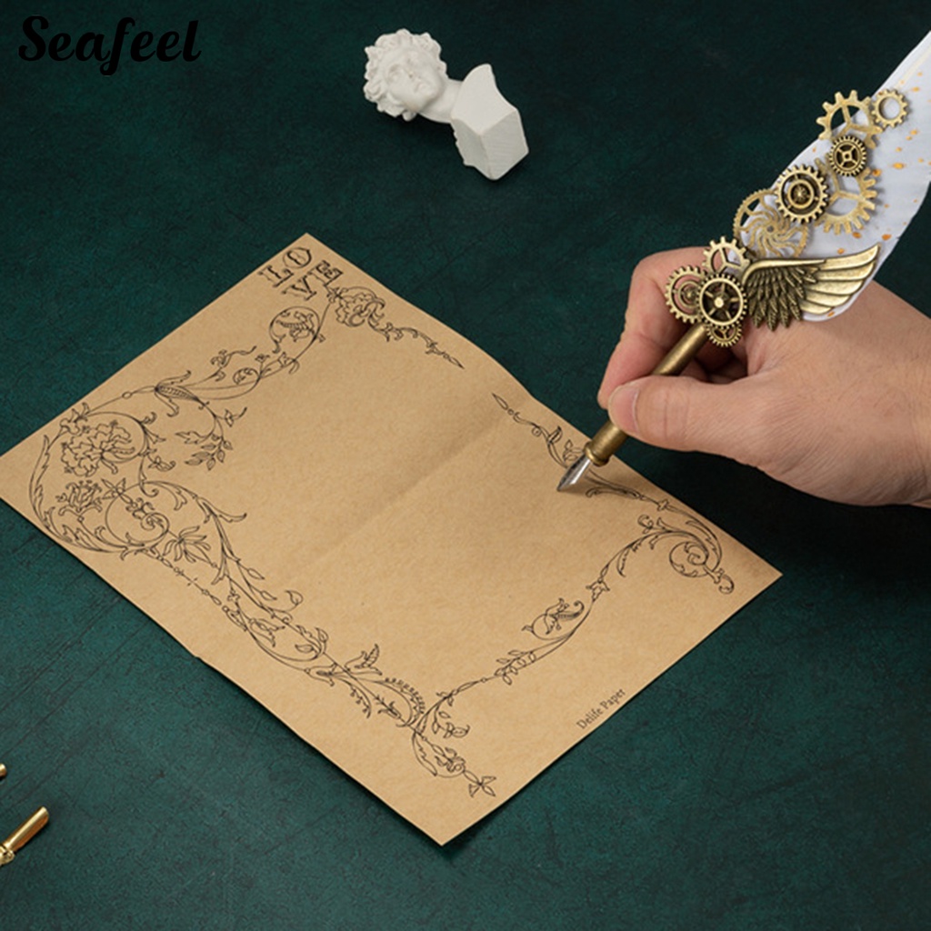 1 Set Bút Bi Bằng Đồng 0.5mm Thay Thế Tiện Dụng Cho Người Mới Bắt Đầu