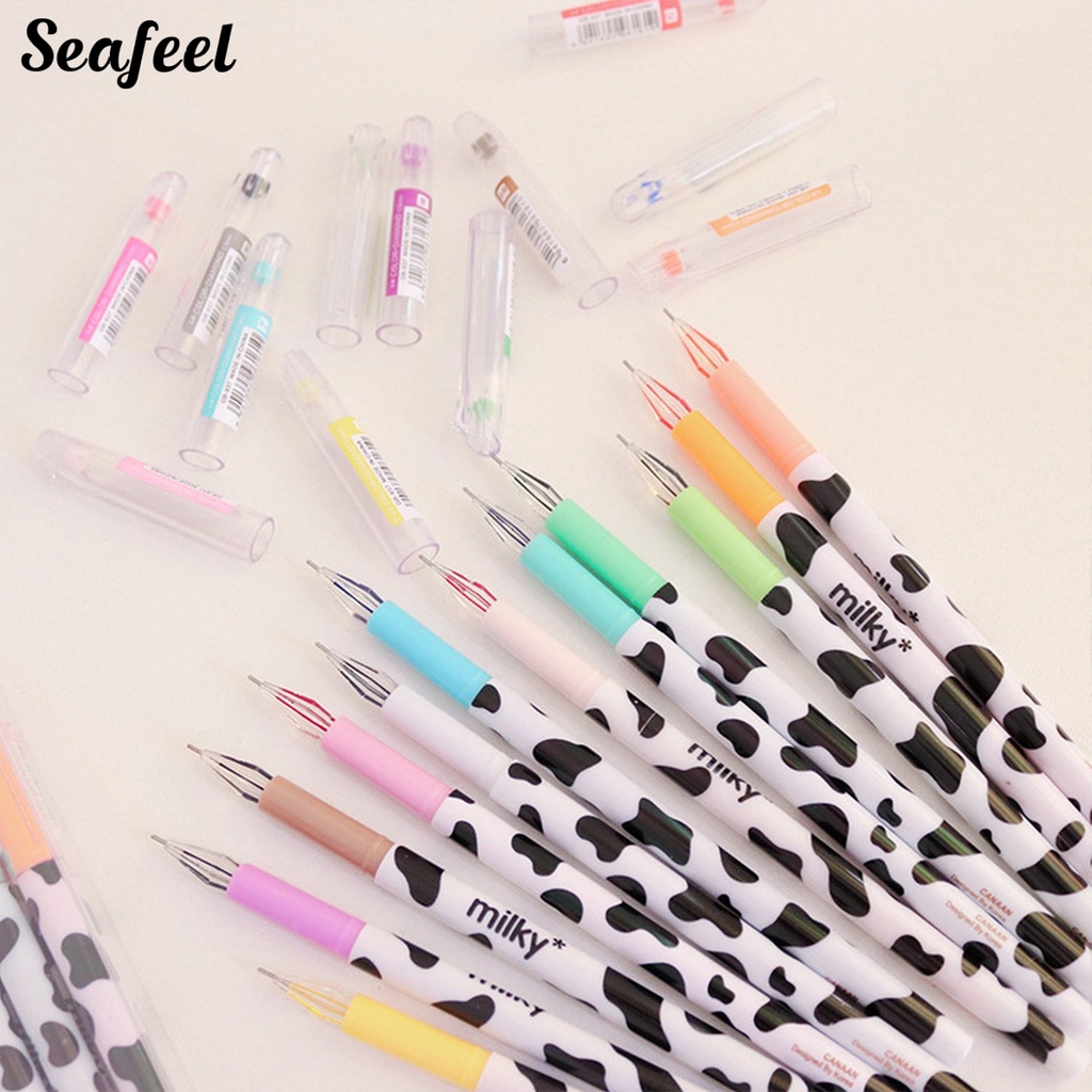 Set 10 Bút Mực 0.38mm Nhiều Màu Sắc Sáng Tạo