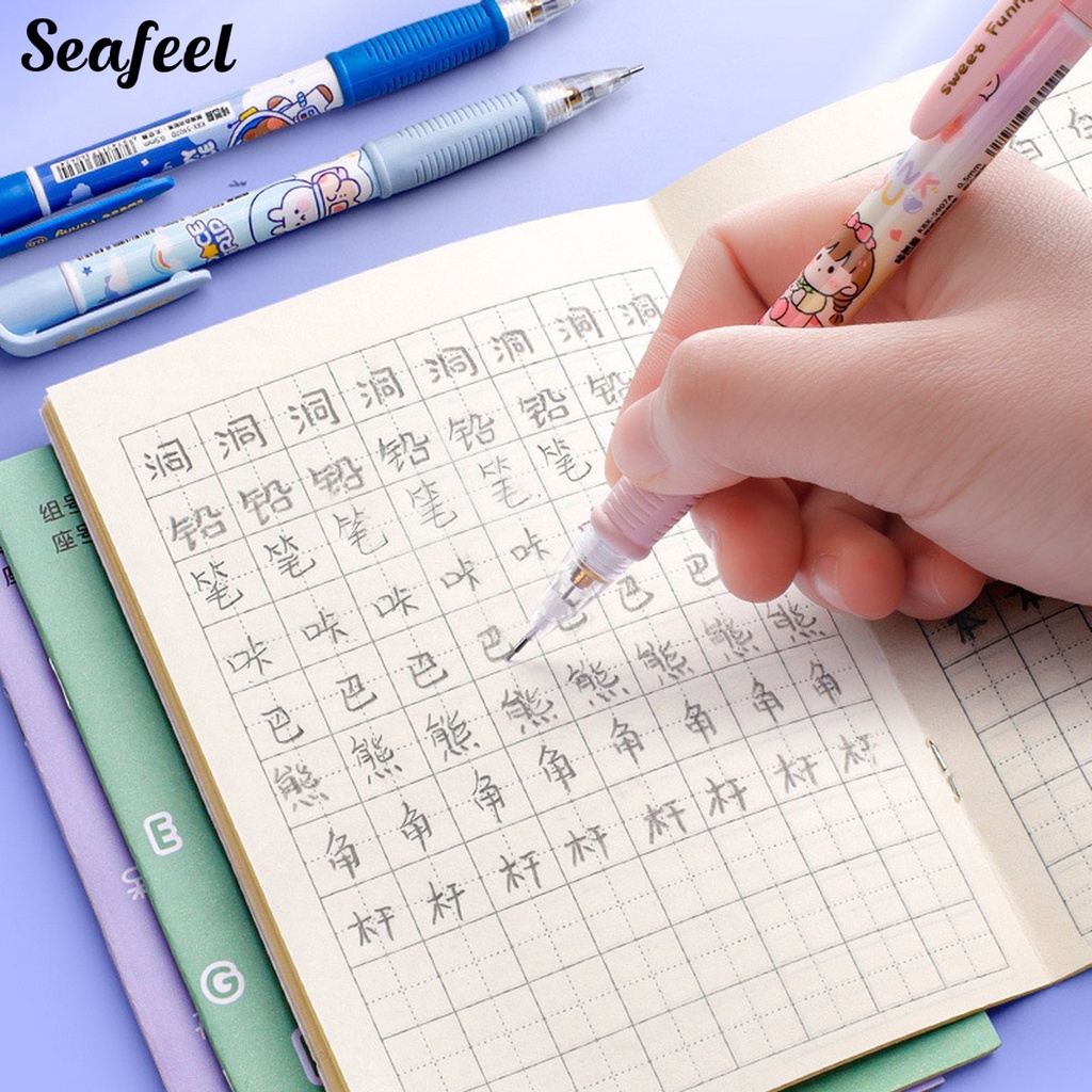 1 Bộ Bút Chì Cơ Kèm Gôm Tẩy Hình Thỏ Đáng Yêu