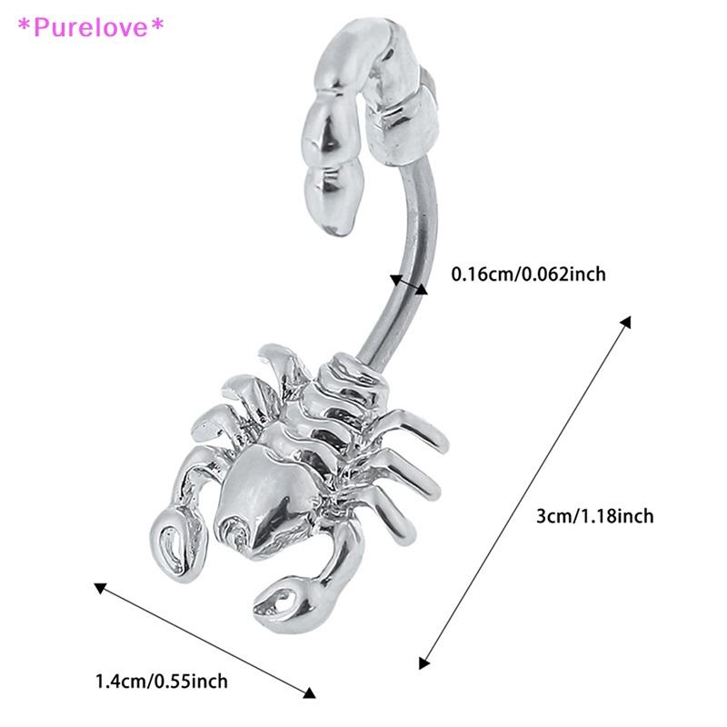 Khuyên Rốn Hình Bọ Cạp Đơn Giản Cá Tính Mới