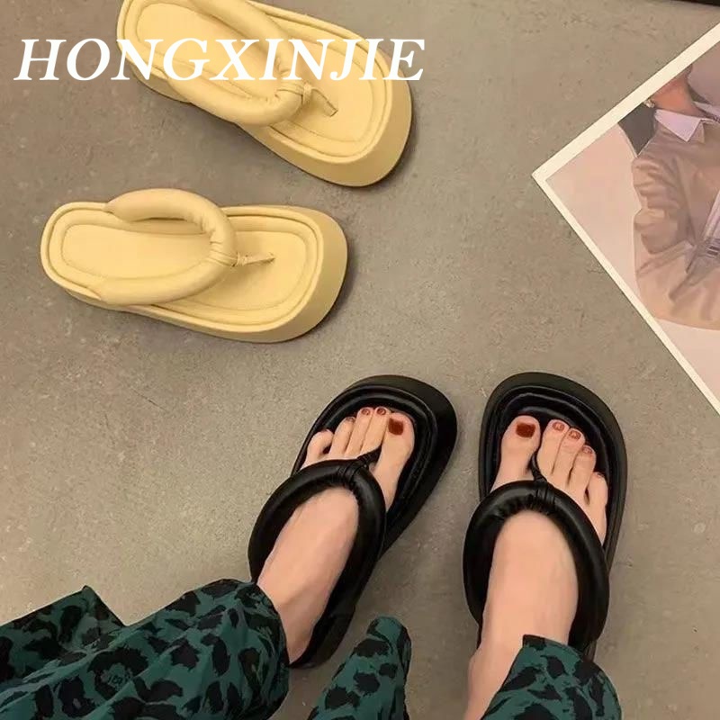 HONGXINJIE dép sandal nữ dép đế cao Xu hướng thời trang năm 2023NEW  HOTSALE 071311