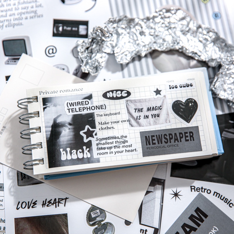 Nhãn dán sticker book trang trí sổ 20 tấm Daydream Shop