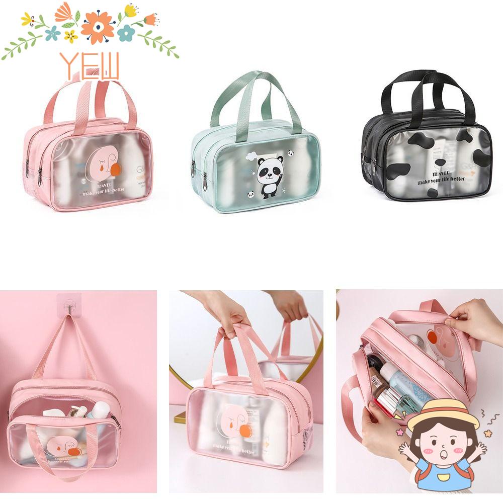 Túi Đựng Mỹ Phẩm Chống Thấm Nước Chia Ngăn Khô Ướt Tiện Dụng