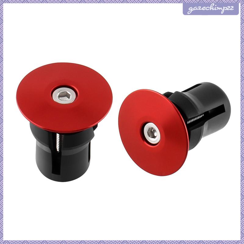 Set 2 Nắp Đậy Tay Lái Xe Đạp Bằng Hợp Kim Nhôm