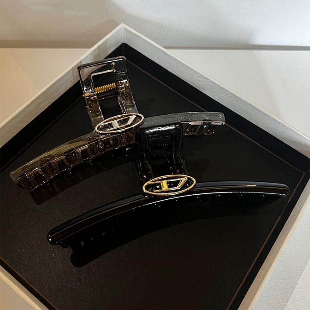 Kẹp Tóc Cá Mập Trong Suốt Bằng Hợp Kim Phong Cách Kroean Thời Trang Cho Nữ