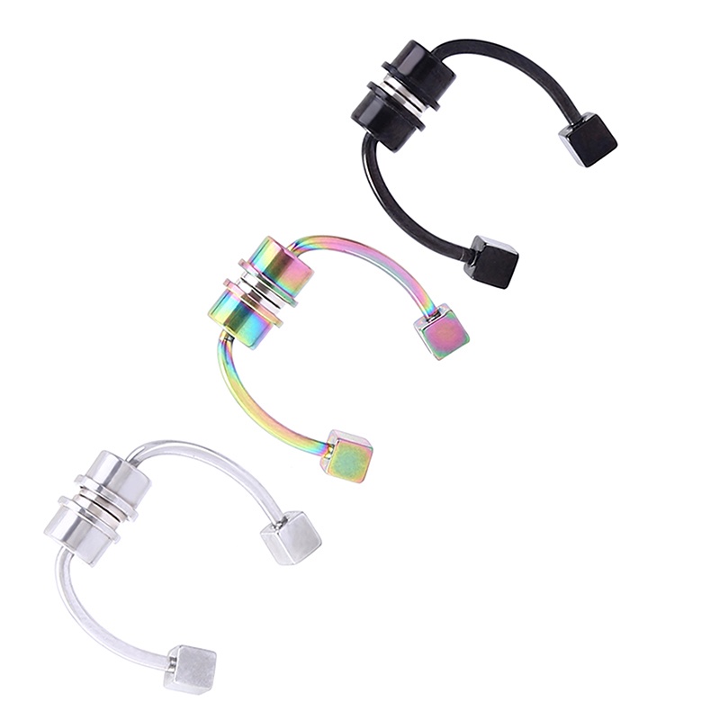 Khuyên Mũi Giả Xỏ Tai Bằng Thép Không Gỉ Hít Nam Châm Thời Trang Cho Nữ