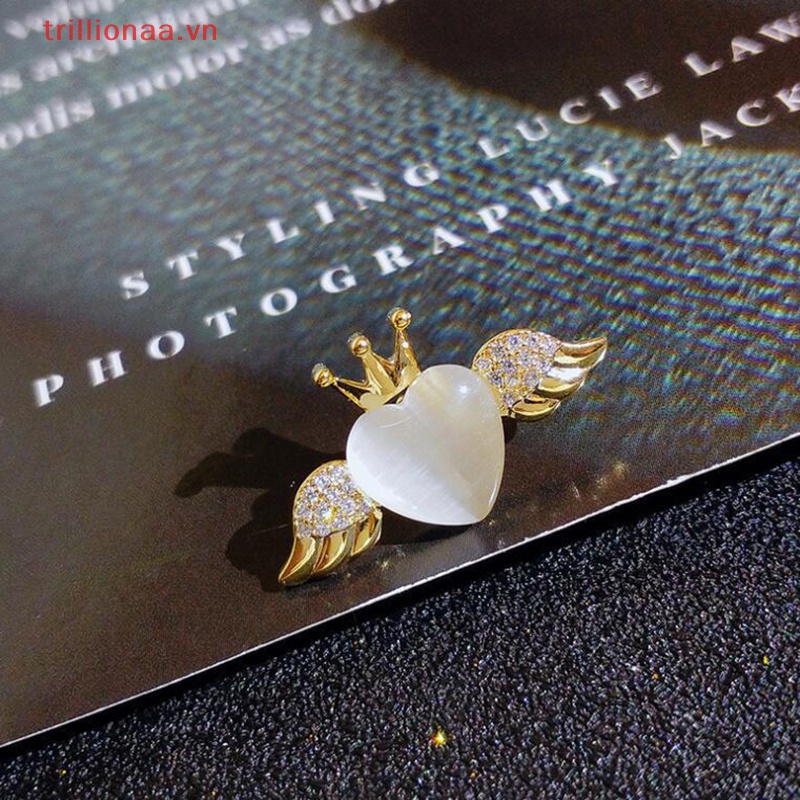 Ghim Cài Áo Hình Chú Ong / Mặt Trời Đính Đá Ngọc Trai Dễ Thương