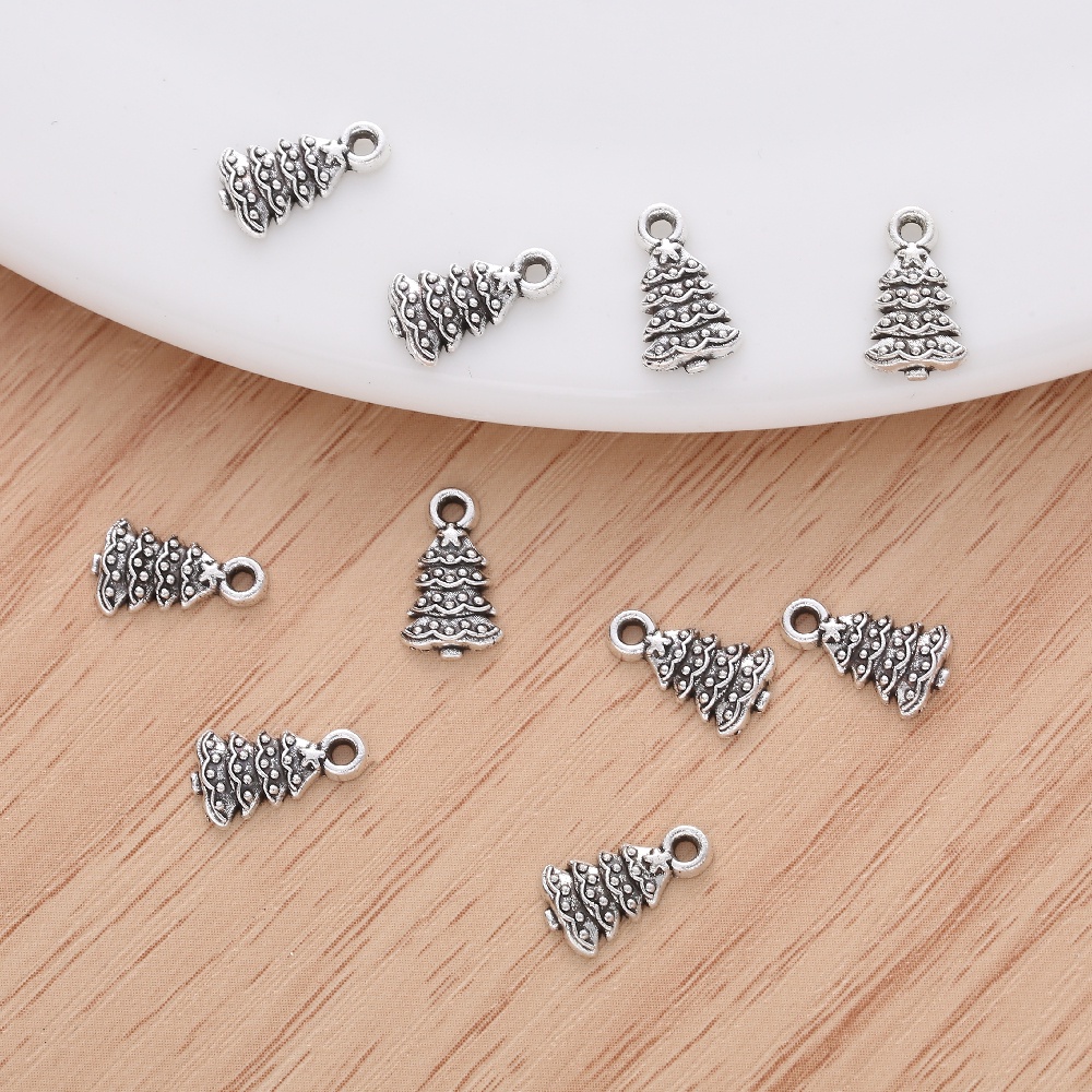 Bộ 50 Mặt Vòng cổ Hình Cây Thông Giáng Sinh Thời Trang