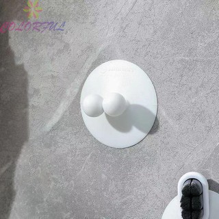 【COLORFUL】‎Toothbrush Holder Convenient Storage Suction Cup Design Toothpaste Holder