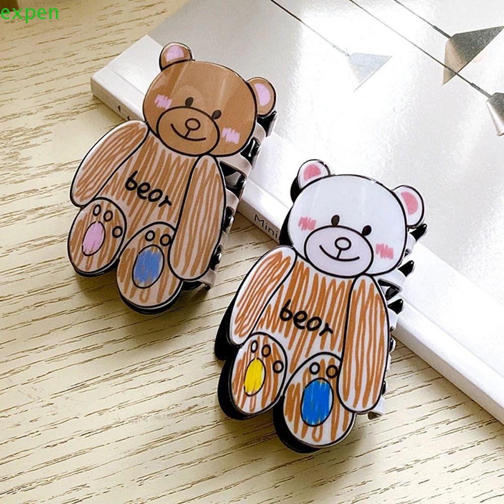 Kẹp Tóc Đuôi Ngựa Cỡ Lớn Màu Sắc Ngọt Ngào Phong Cách Hàn Quốc