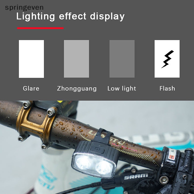 Bộ Đèn Led Gắn Đuôi Xe Đạp Có Thể Sạc Lại Bằng Cổng USB