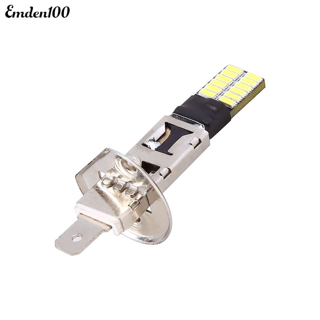 Đèn Pha Chống Sương Mù Ánh Sáng Trắng 6500K 12V HID Xenon 24-SMD H1 Cho Xe Hơi