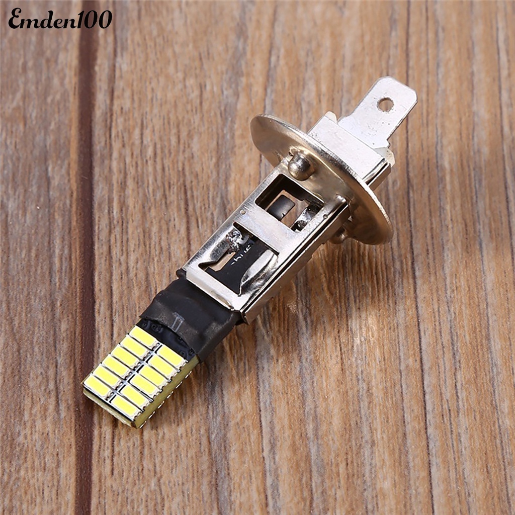 Đèn Pha Chống Sương Mù Ánh Sáng Trắng 6500K 12V HID Xenon 24-SMD H1 Cho Xe Hơi