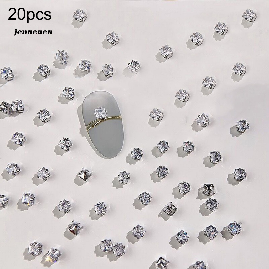 Bộ 20 Hạt Đá Hình Giọt Nước Mắt Ngựa Thân Thiện Với Môi Trường Trang Trí Móng Tay