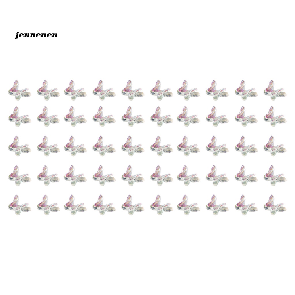 1 Túi Phụ Kiện Bươm Bướm 3D Trang Trí Móng Tay Nghệ Thuật