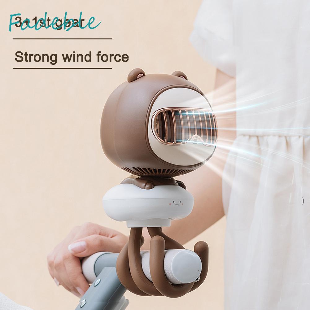 Quạt Làm Mát Cầm Tay Có Kẹp Gắn Chân Máy Không Ồn Đa Ứng Dụng