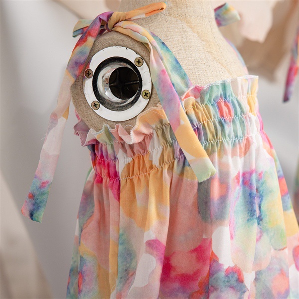 Váy 2 dây buộc nơ 5132 op kids