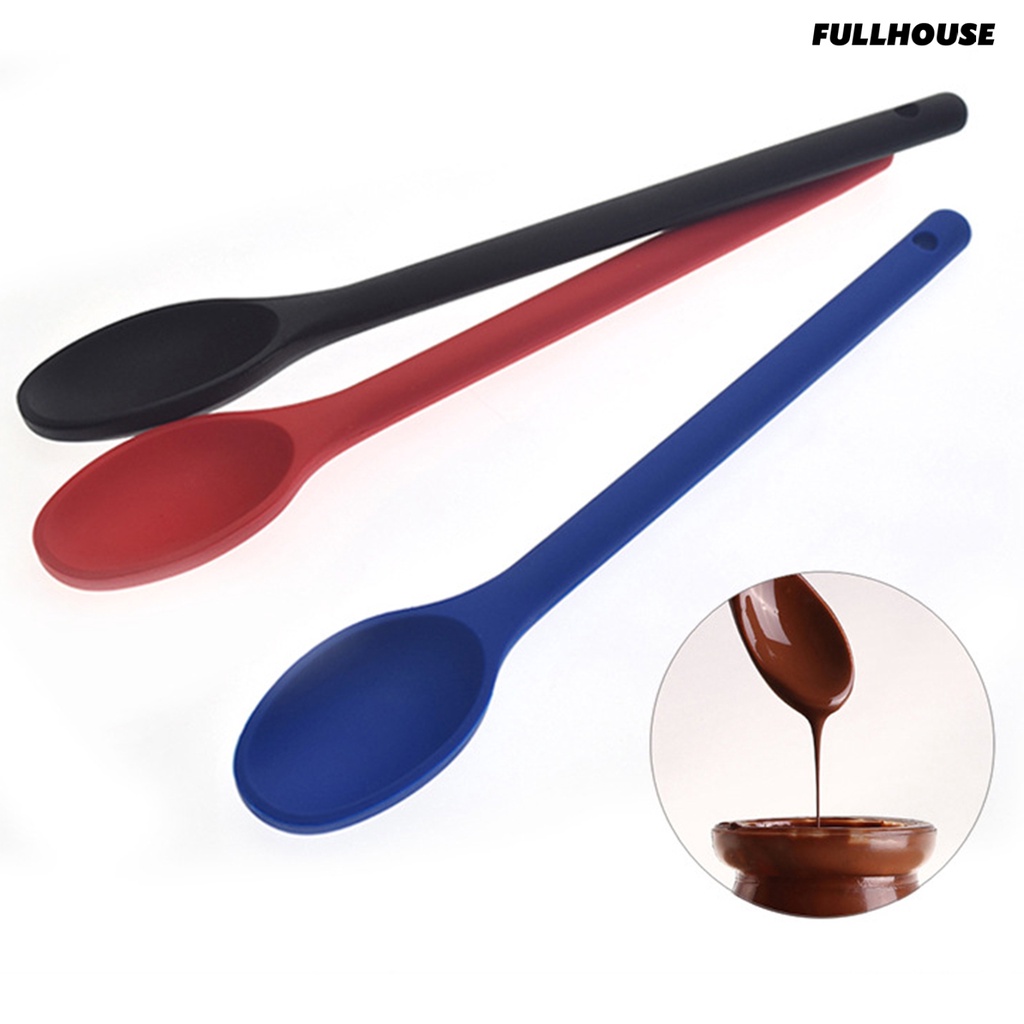 ☀Muỗng Khuấy Thức Ăn Bằng Silicon Tay Cầm Dài Họa Tiết One Piece