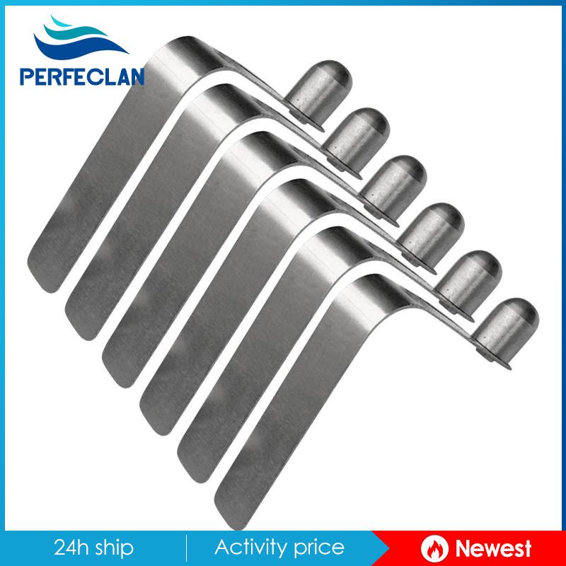 Set 6 Kẹp Lều Cắm Trại Bằng Thép Không Gỉ 8mm