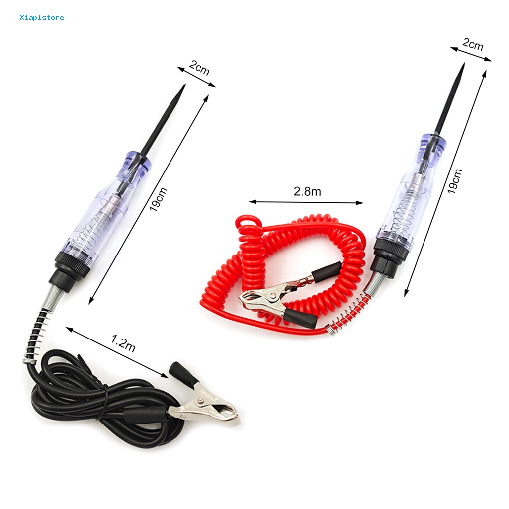 Bút Thử Điện Cầm Tay 6V-12V-24V Bằng Nhựa Cách Điện DC Chuyên Dụng Cho Xe Hơi