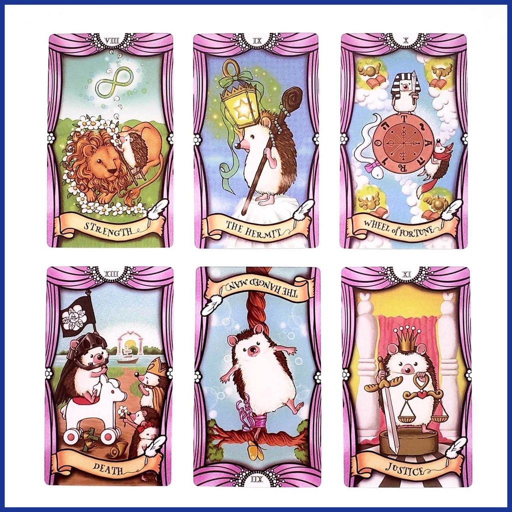 Bộ Bài Tarot 78 Miếng Hình Nhím Độc Đáo