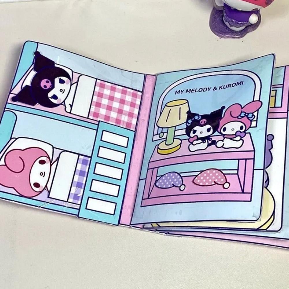 SANRIO Sách Đồ Chơi Kulomi Thủ Công Tự Làm Dễ Thương