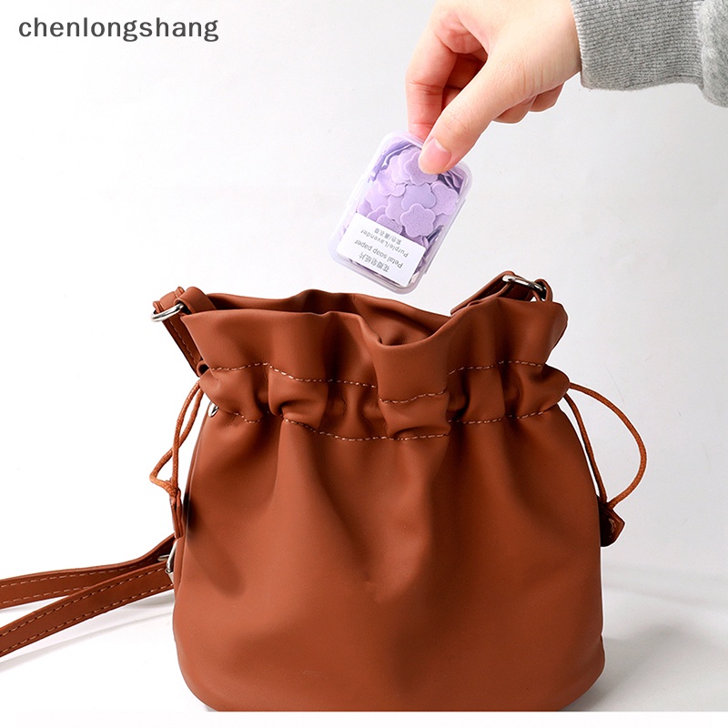1 Hộp Giấy Xà Phòng Rửa Tay chenlongshang Làm Sạch Da Tay Có Mùi Thơm