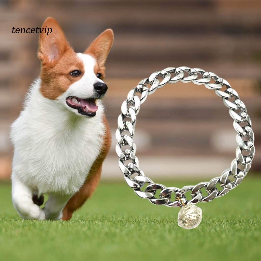 Vòng Cổ Có Chuông Bằng Nhựa Sáng Bóng Cho Thú Cưng