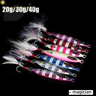 Mồi câu cá 20/30/40g đúc chì đầy màu sắc chuyên dụng