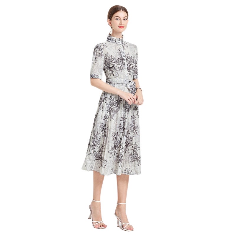 Đầm Maxi Phong Cách Retro 20237